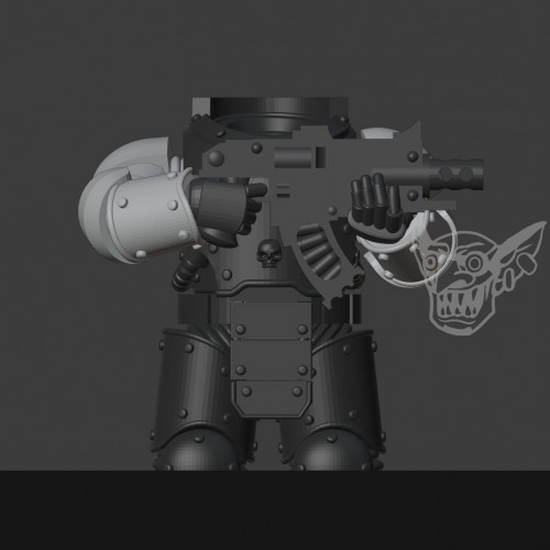 posed arms truescale rivet armor x11